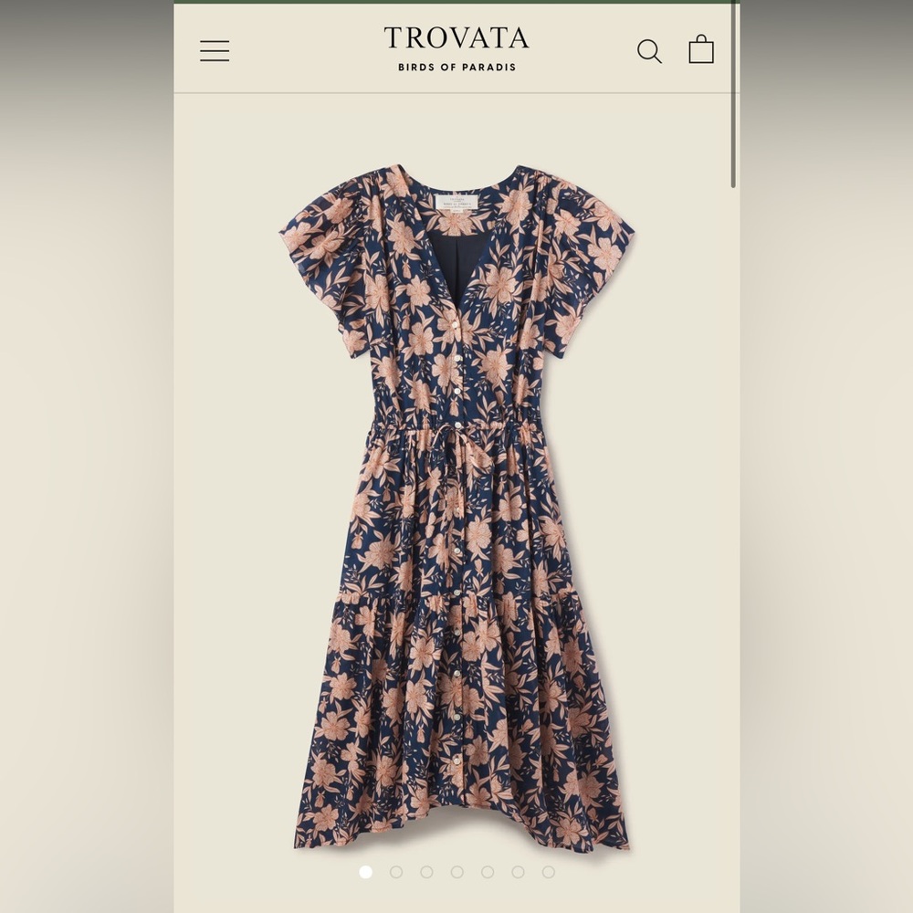 Trovata Kristi Dress Paloma Floral - Size Medium